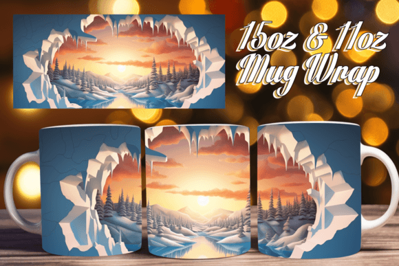 Download Winter Magic in 3D Mugs - Winter Collection