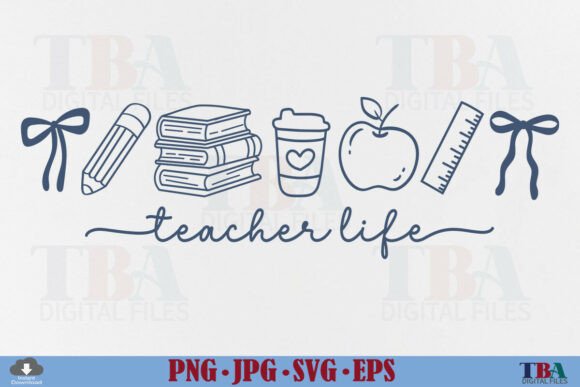 Download Teacher Life Svg, Preppy Back to School - Teacher life svg Collection
