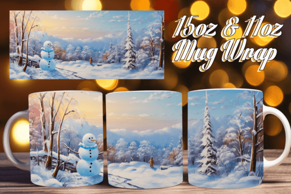 Download Warm Winter Mugs: Mug Wrap - Winter Collection