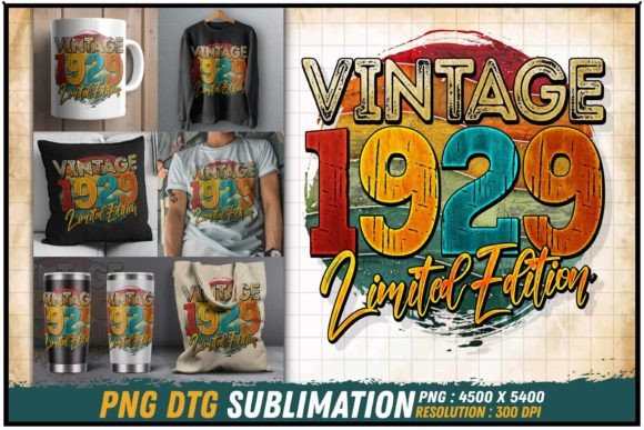 Download Vintage 1929 Limited Edition Retro Round - 1929 Collection