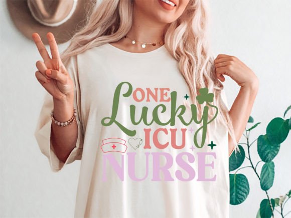 Download One Lucky ICU Nurse St. Patrick's Shirt - St. patrick's shirt Collection
