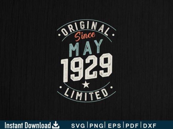 Download May 1929 Funny Gifts 95th Birthday Shirt - 1929 Collection